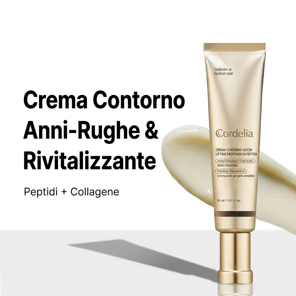 Crema contorno occhi rassodante ai peptidi antirughe 30ml